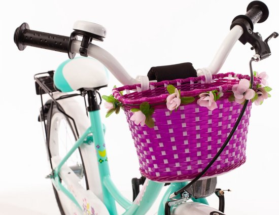 Bachtenkirch kinderfiets Jee Bee 14 inch turquoise van BAC — afbeelding 2