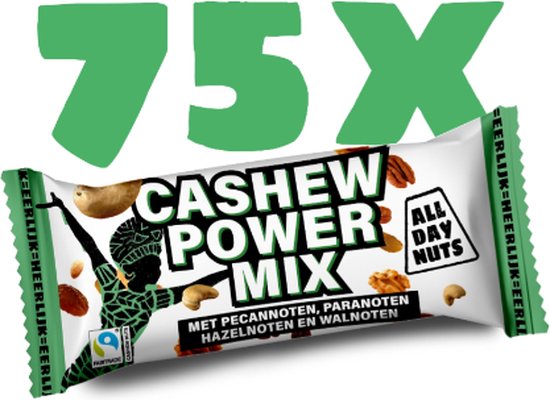 All Day Nuts - Noten - Cashew Powermix - Portiepack - X75