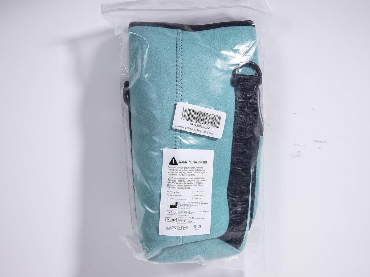 2L/2000ml Geïsoleerde Neopreen Water Fles Carrier met Verstelbare Schouderriem Sling Houder Mouw voor Sport, Gym, Wandelen, Camping, Wandelen