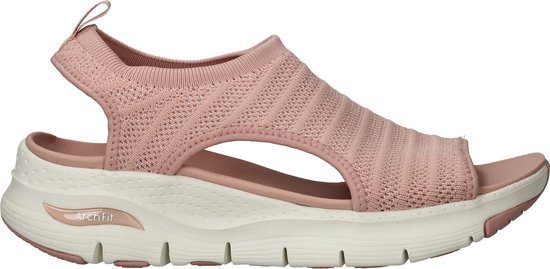 Sandale Skechers Arch Fit Femme Rose Taille 38 bol