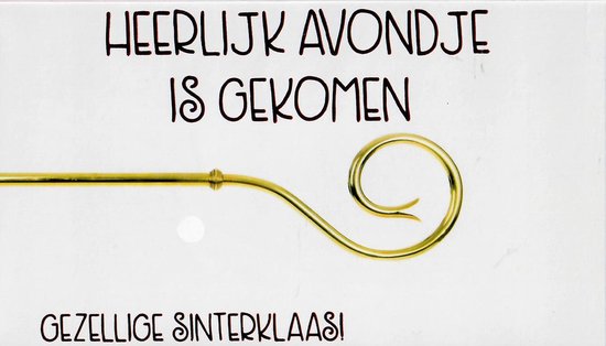 Cadeau envelop | 10 stuks | heerlijk avondje is gekomen. Gezellige