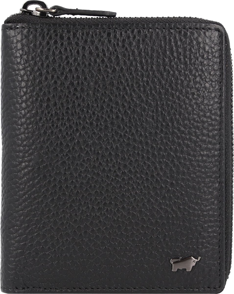 Braun Büffel Leren Portemonnee Theo RFID RV-Wallet H 8CS Black Zwart