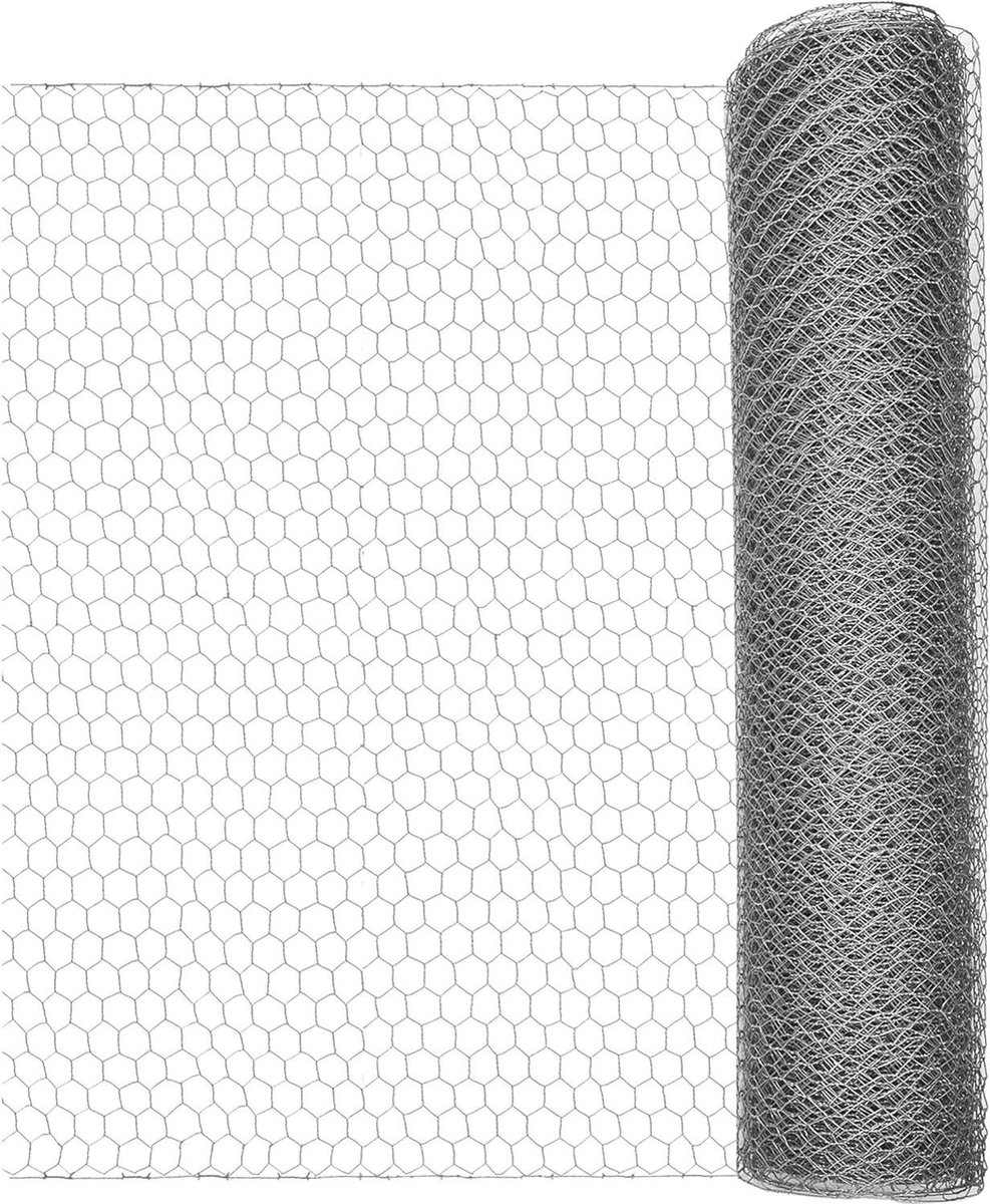 Vlechtwerk voor kleine dieren verzinkt - Windhager - 5 x 10 meter