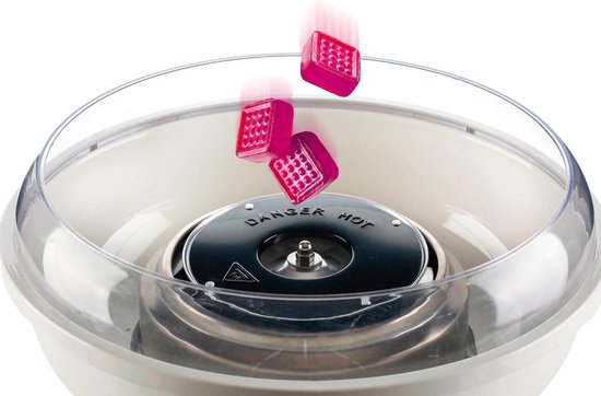 Ariete 2973/00 - Retro Suikerspinmachine - suikerspin machine - voor kinderfeestjes en partijen - 500 Watt - Rood — afbeelding 2