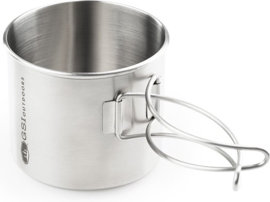 GSI Outdoors Glacier Stainless Mok/Pot 591ml - lichtgewicht - compact — afbeelding 5
