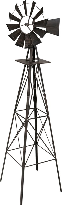 Windell | Roestvrijstalen windwijzer voor tuin - Decoratieve windwijze
