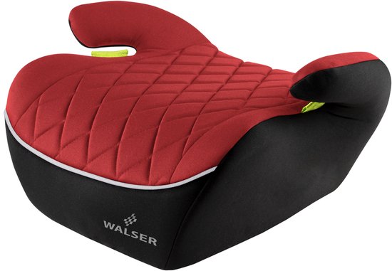 Siège enfant Andy, rehausseur de voiture Premium homologué ECE R 129, siège enfant noir/rouge