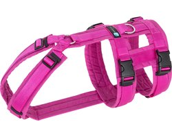 AnnyX Hondentuig - SAFETY - Veiligheidstuig - Anti-Ontsnappingstuig -Zonnenhoed-Rose - maat S - Borstomvang 52-64 cm - Gewicht hond 11-21 kg –