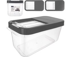 Opbergbox voor Wascapsules, Waspoeder en Voeder Grijs 7,5 l - Opbergdoos - Opslag Container