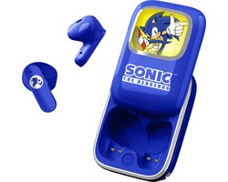 Sonic the Hedgehog - draadloze oordopjes - schuifdisplay met LED verlichting - met oplaadcase - touch control - lange batterijduur