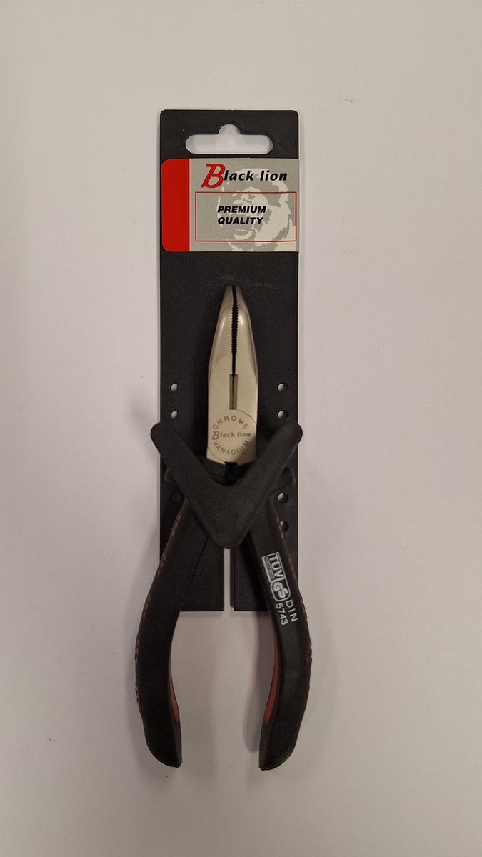 Radiotang gebogen Black Lion 160 mm