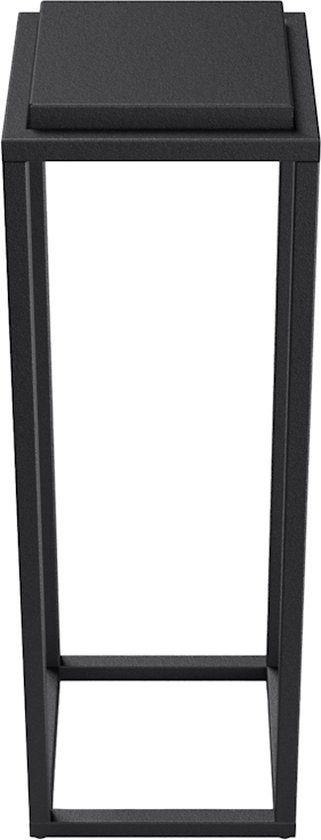 Steellish Light Zuil – Sokkel – Plantenzuil – Zwart – Metaal – 75 cm