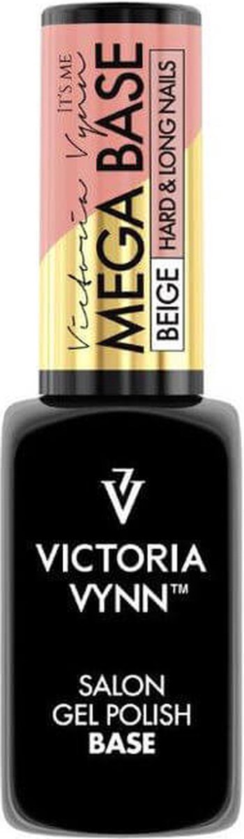 Goedkoopste Victoria Vynn – Mega Base Beige 8 ml - rubberbase beige - gellak - gelpolish - gel - lak - polish - gelnagels - nagels - manicure - nagelverzorging - callance