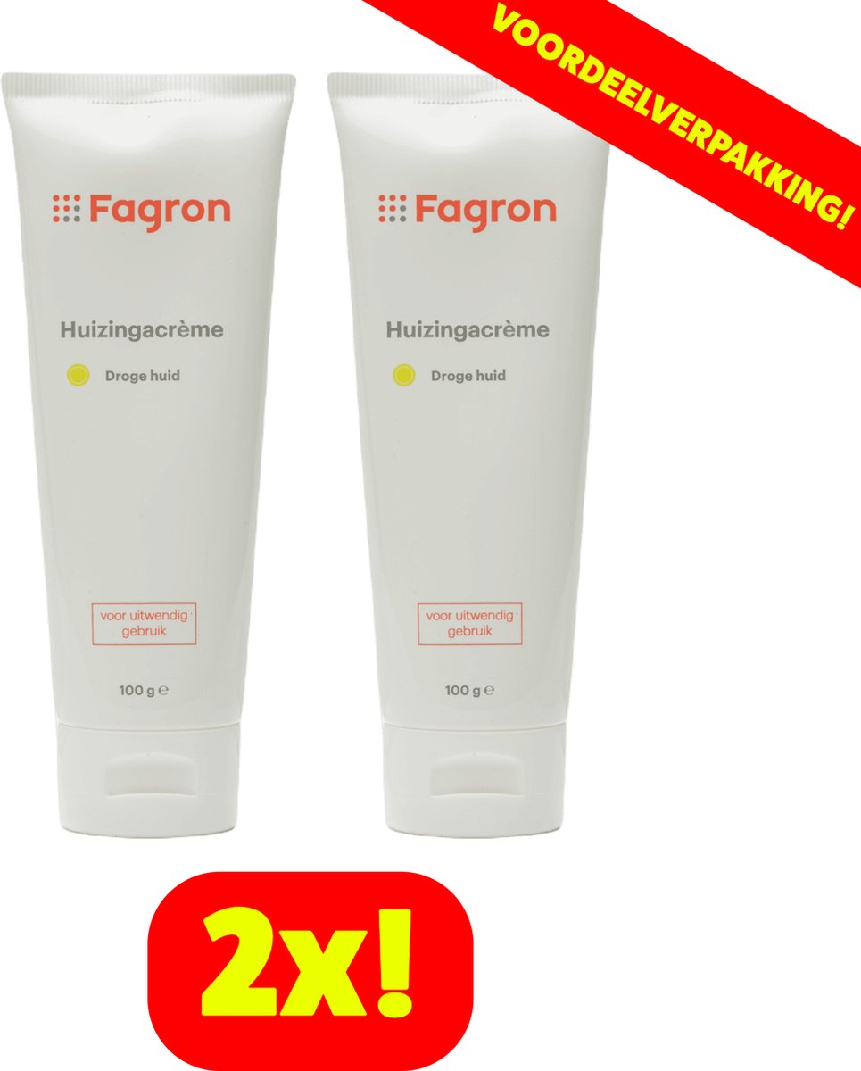 Goedkoopste 2x Fagron Huizingacrème - 100ml - Voordeelverpakking!