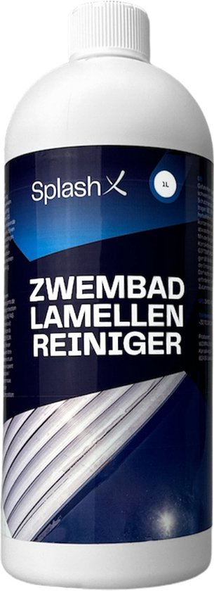 Foto: Splash x zwembad lamellenreiniger 1 liter