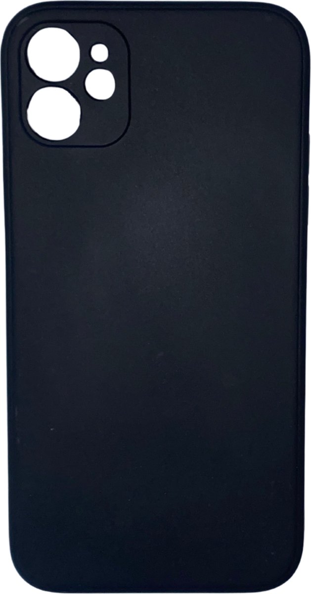 Smartphonehoesje - telefoonhoesje - geschikt voor iPhone 12 mini - zwart - flexibel