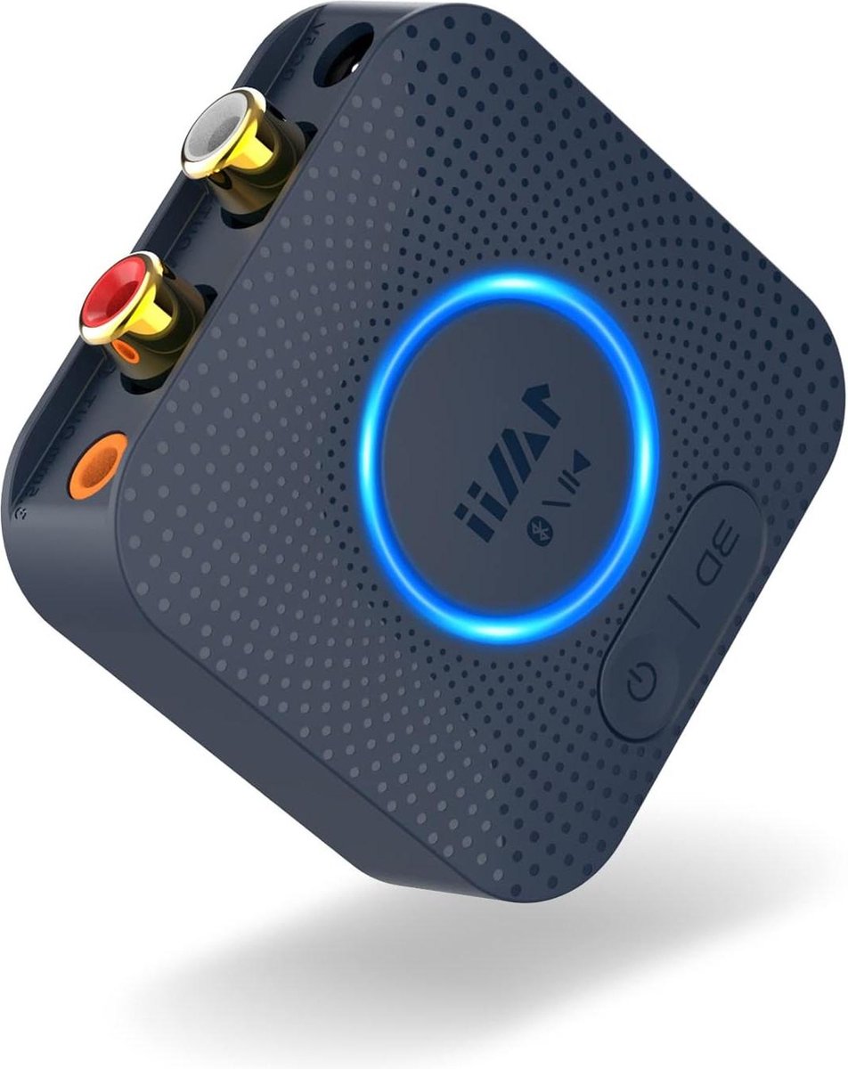 1Mii - Bluetooth 5.0 ontvanger aptX HD Low Latency 3D Surround 3.5 mm RCA-ingang - 1Mii B06HD - draadloze audio-adapter Bluetooth Receiver