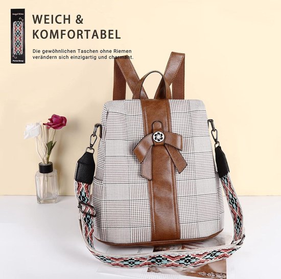 Allzedream Brede Portemonnee Riem Vervanging Crossbody Schoudertas Verstelbaar Chocolade M Goud M 986320087