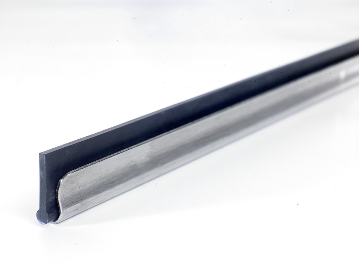 Goedkoopste Moerman RVS-Rail met Dura-Flex Hard Rubber - 1 Stuk - 35cm