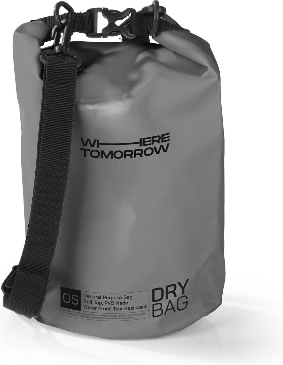 Where Tomorrow PVC dry bag Style 01 5L donker blauw