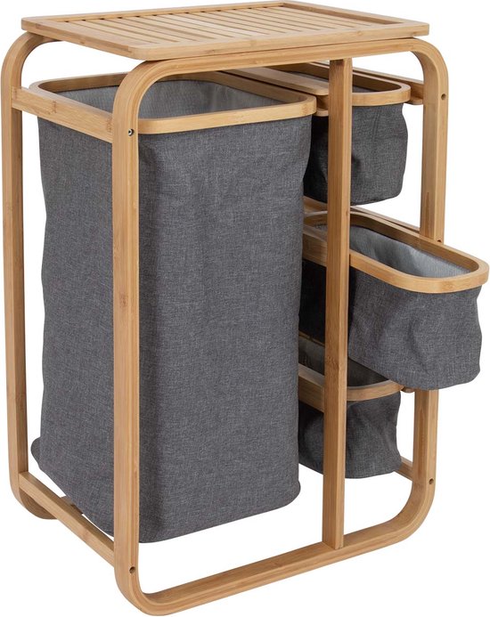 Bo-Camp - Urban Outdoor - Kast - Kemptown - Bamboe - Grijs van Bo-Camp — afbeelding 5