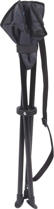 Bo-Camp - 3-Poots krukje - Deluxe - Antraciet - 55 cm