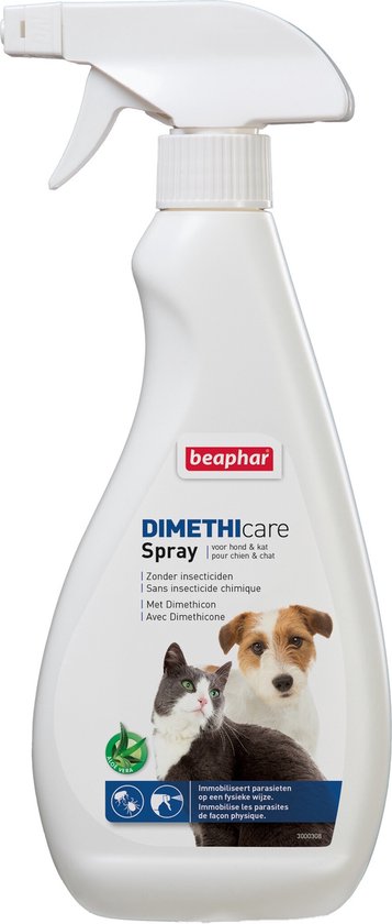 Beaphar DIMETHIcare Spray Hond & Kat - 500 ml