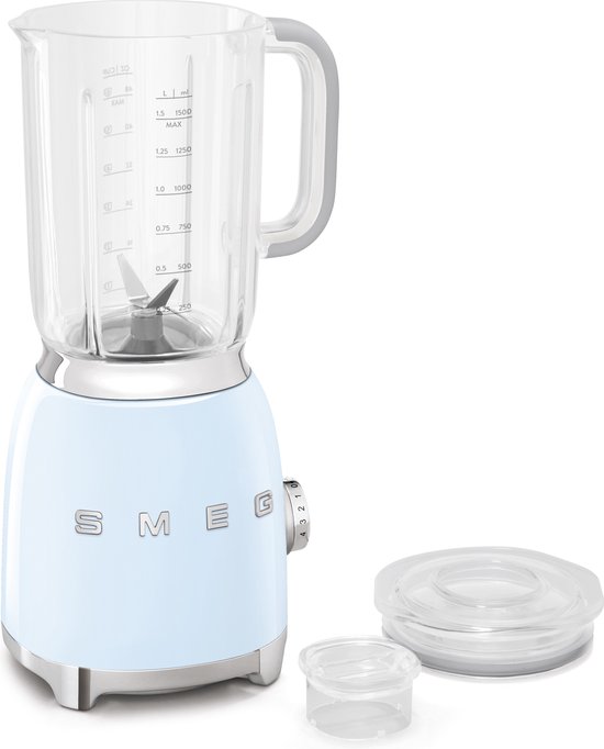 SMEG BLF01PBEU - Blender - Pastelblauw - 800W - 1,5L - Jaren '50-stijl van SMEG — afbeelding 5