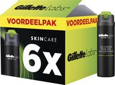 GilletteLabs Gel À Raser Pour Une Mousse Rapide - Gel À Raser Pour Homme - 6 x 198ml - De Gillette