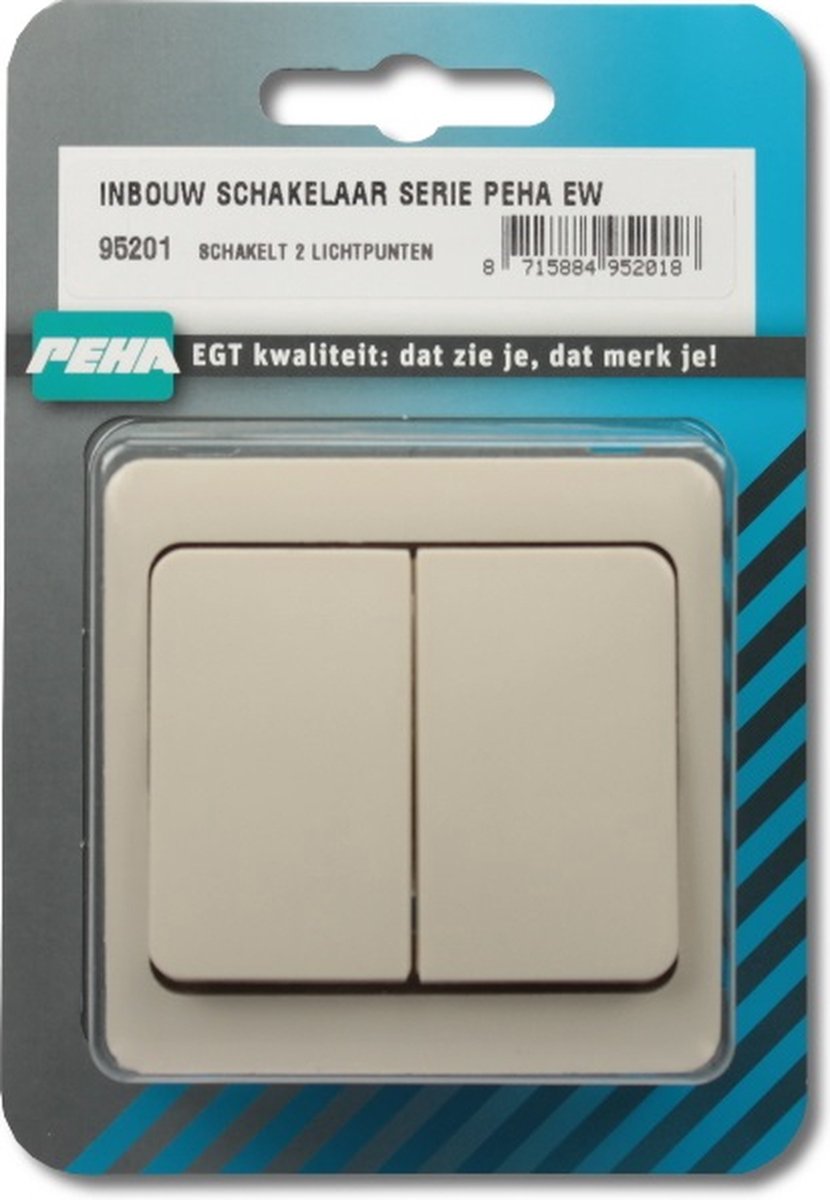 INBOUW SCHAKELAAR SERIE PEHA EW