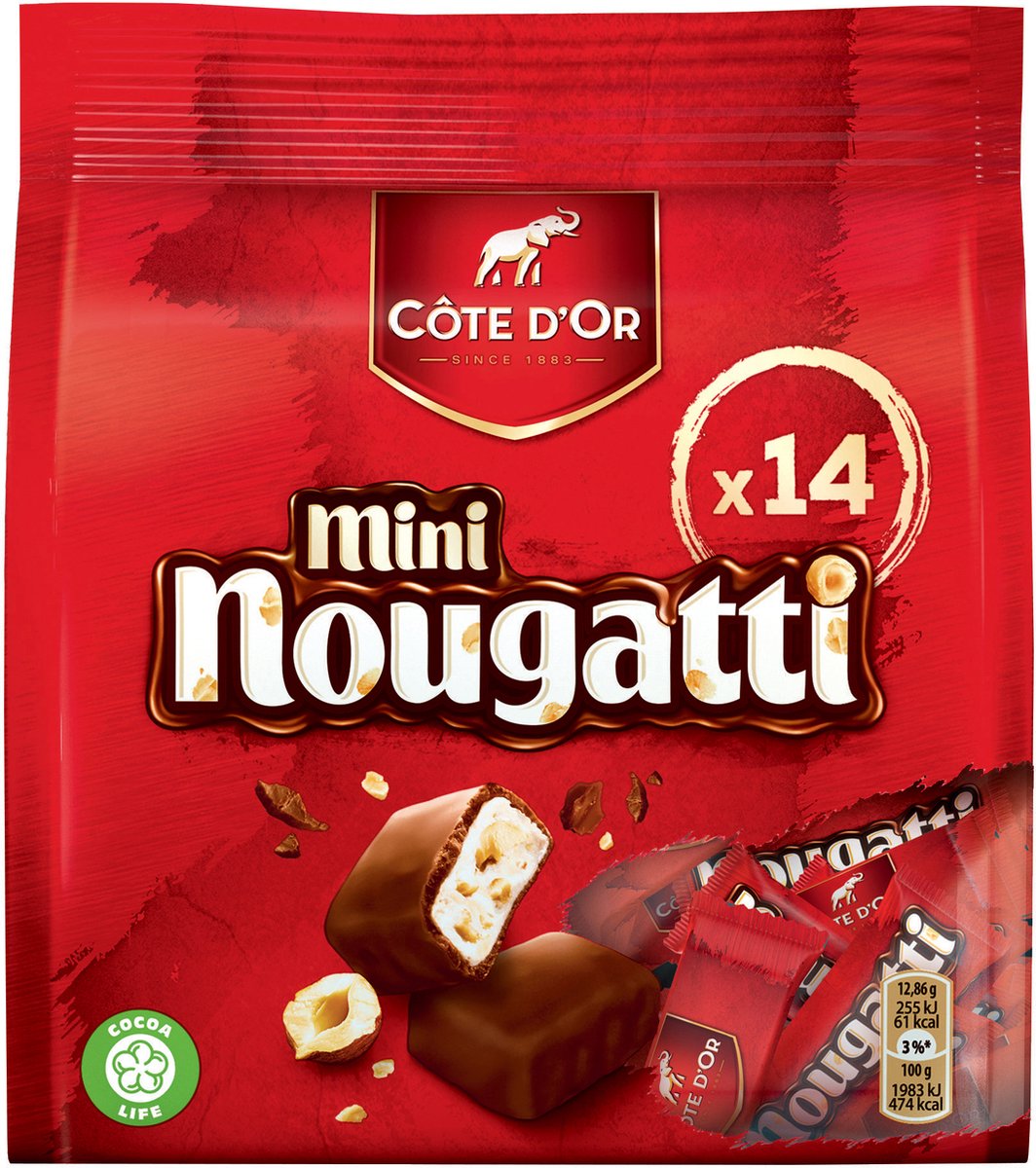 Côte d'Or Mini Nougatti 14 stuks