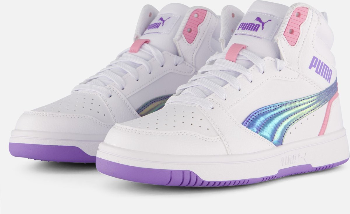 Puma Rebound v6 Mid Bouncy Sky Sneakers Dames Wit