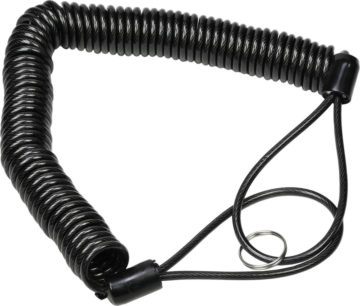 Stahlex Staalkabel met lussen - 5 meter x 4 millimeter - geplastificeerd - kabelslot - terraskabel