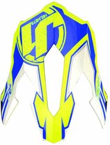 Just1 J12 Helmklep-Just1 J12 Flame Yellow/Blue