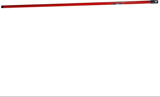 Vileda Barre Métallique Rouge 126 Cm - Manche Télescopique Robuste Pour Balai Et Vadrouille