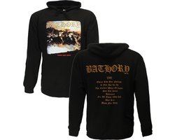 Bathory Blood Fire Death Hoodie Sweater - Officiële Merchandise - L