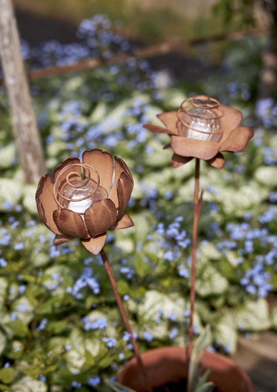 Solar tuinverlichting Bloemen - Oxida - Set van 2