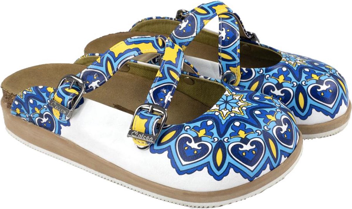 GOBY Clogs met Patroon Handgemaakt Premium Kwaliteit