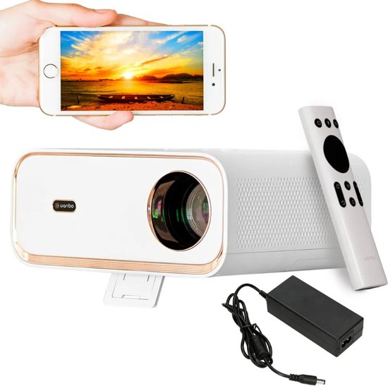 Foto: Xiaomi wanbo x5 projector 1100ansi 1080p android 9 0 auto focus wifi6