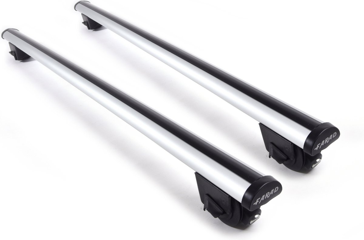 Dakdragers geschikt voor de BYD Atto 3 vanaf 2022 gesloten dakrailing - Aluminium - Hoog laadvermogen 100kg - Merk Farad