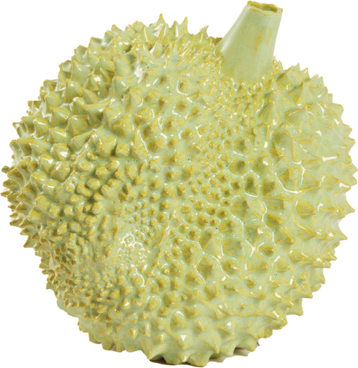 Ornament TAWANG - 20x18.5x18cm - Geel