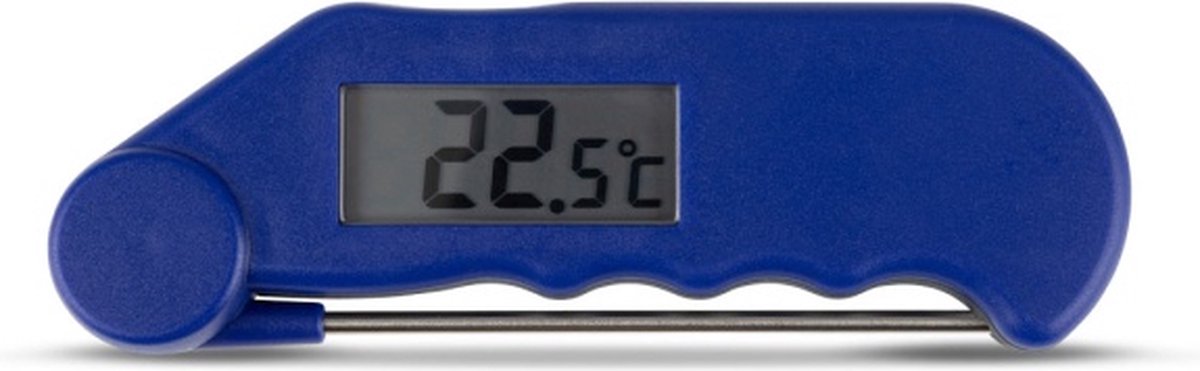 ETI - Catering Thermometer 'Gourmet' - Zakformaat - Inklapbare Insteekvoeler - IP65 Spatwaterdicht - Blauw
