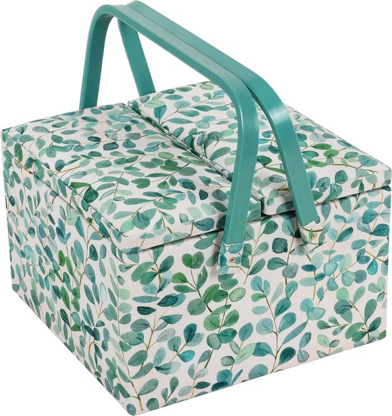 Hobby Gift Exclusieve grote naaidoos met twee deksels