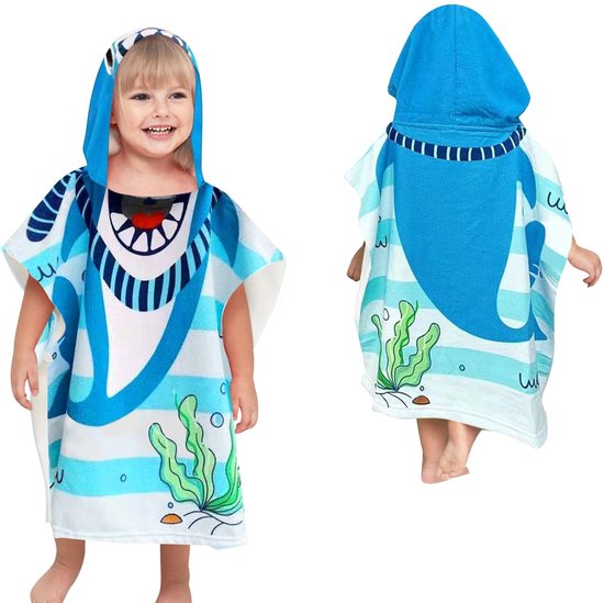 Serviette Poncho De Bain à Capuche Licorne - SUN&SURF - 60/120 Cm