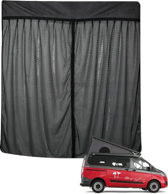 Zanzariera Magnetica Per Portellone Posteriore - Rete Anti-zanzare Per F-ord Transit Custom, Ideale Per Campeggio E Viaggi - Foto 6