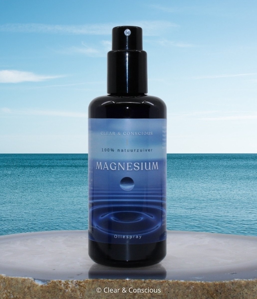 Magnesium Oliespray 200 ml - 100% Natuurzuiver - Clear & Conscious