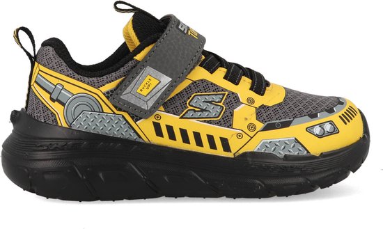 "Skechers Skech Tracks Baskets pour femmes Garçons - Grijs; Jaune - Taille 22"