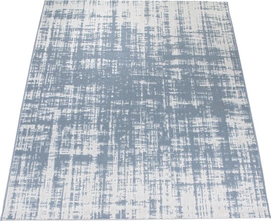 Teppium Outdoor Tapijt – 80x150 Cm, Scandinavisch Boordpatroon, UV-bestendig En Antislip, Voor Balkon, Terras Of Keuken