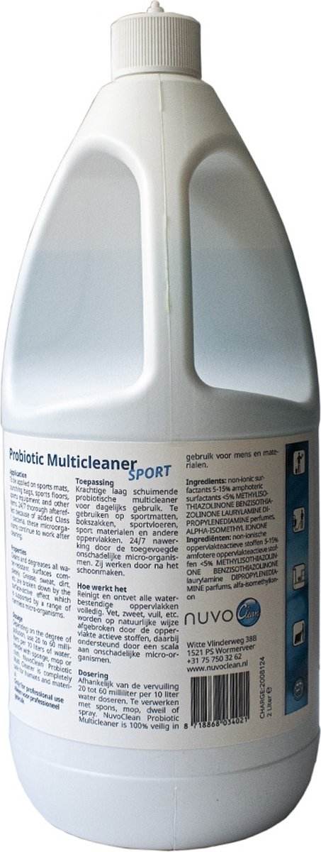 Goedkoopste Nuvo Sport Fresh Gym Cleaner 2 Liter