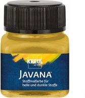 Javana metallic gele textielverf 20ml – Voor licht en donker gekleurd textiel